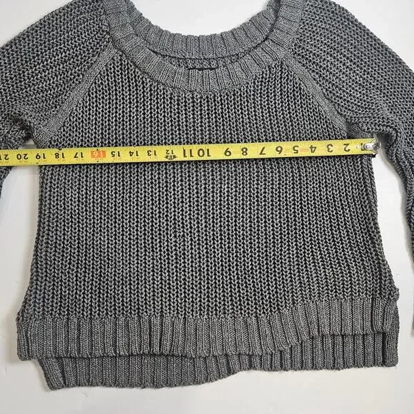 rag & bone Gray Crew Neck Sweater - Picture 2 of 8